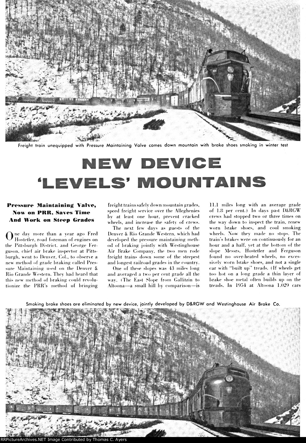 PRR "New Device 'Levels' Mountains," Page 4, 1956